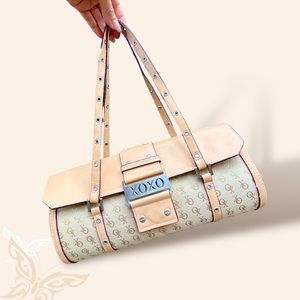 Vtg Y2K XOXO Purse 00’s Handbag Monogram Canvas Shoulder Bag